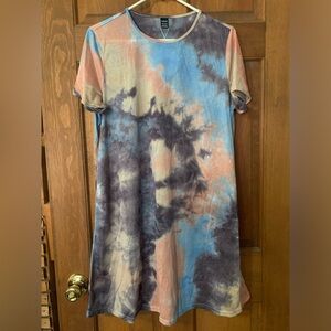 Shein XL Tie-dye dress NWT